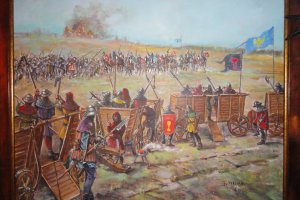 Bitwa wojsk górnośląskich z husytami pod Rybnikiem w maju 1433 r – mal J Misiak 2014 