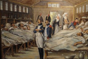 13 Szpital armii napoleońskiej w Czarkowie – mal J Misiak 2014 
