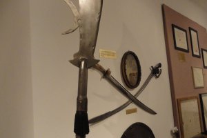 Fragment ekspozycji czasy nowożytne broń wschodnia 