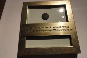 Guzik z munduru pułku 3 ułanów Księstwa Warszawskiego 