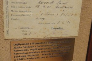 Legitymacja powstańcza z III powstania śląskiego okolice Wodzisławia Śląskiego i Radlina 