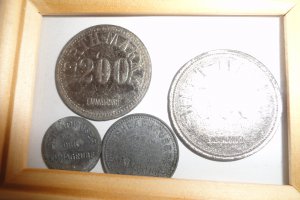 Pieniądz zastępczy z obozu jeńców radzieckich w Radlinie 