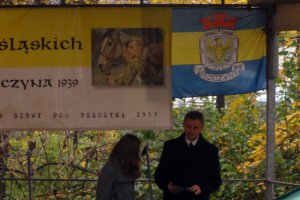 Prowadzącym uroczystość był pszczyński historyk Stanisław Janosz