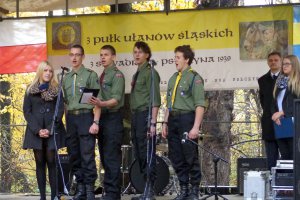 Pszczyńscy harcerze podczas występu