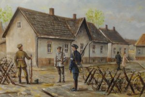 Tzw cernowanie Pszczyny podczas III powstania śląskiego – mal J Misiak 2014 