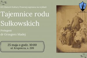 Zaproszenie na wykład dra Grzegorza Madeja